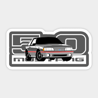 1987-90 Mustang GT Red Stripe Sticker